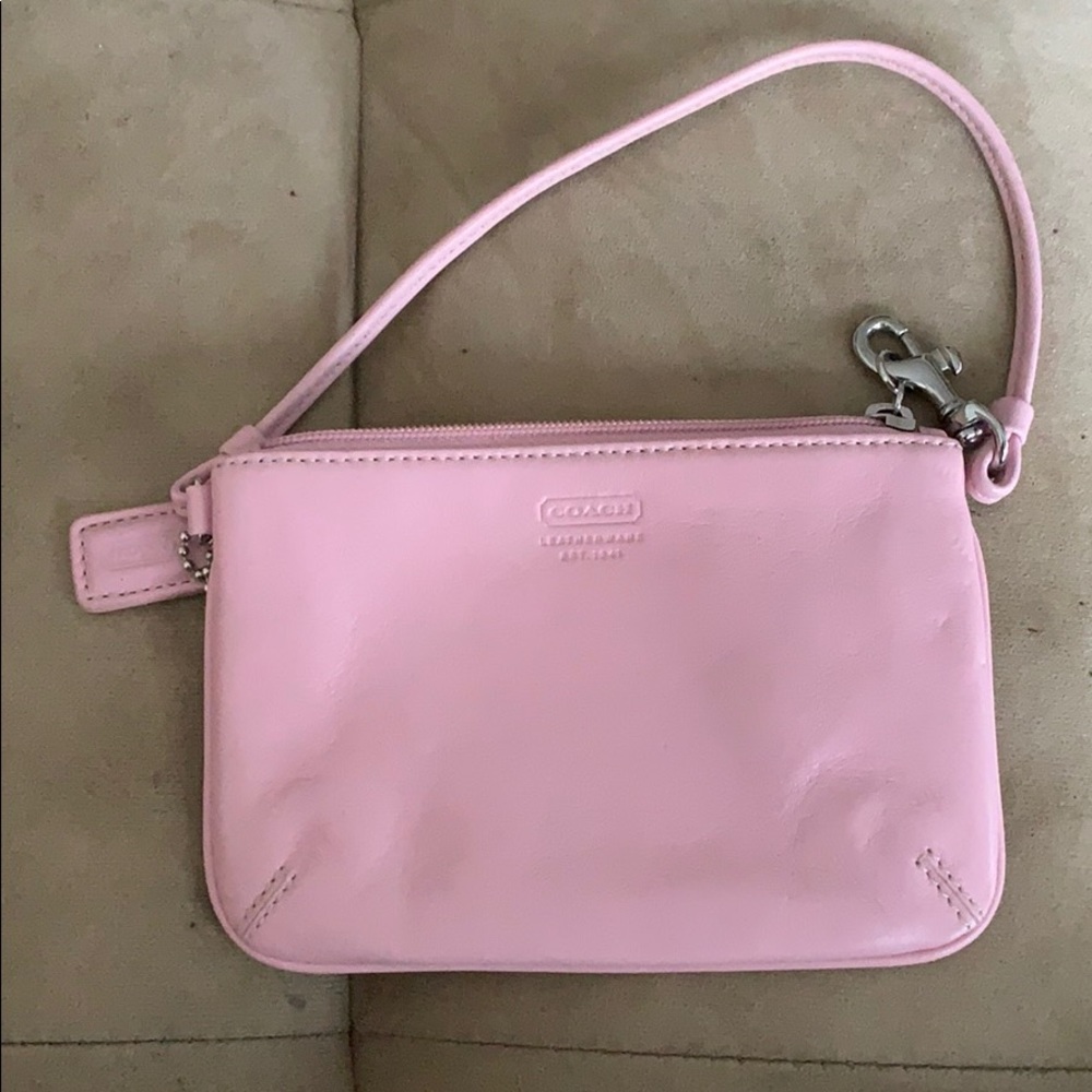 Coach Leather Wristlet